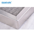 Clean-Link Metal Mesh Cardboard Frame G4 Pleated Synthetic Fiber Panel Air Filter for Ventilation System